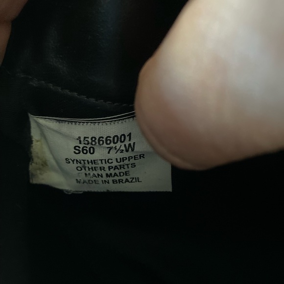 Naturalizer - Woman’s black faux leather moto ankle boots, Size: 7.5W - Picture 6 of 11